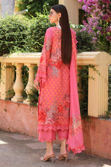 CRS4-16 | 3PC Unstitched Embroidered Lawn Reem By Charizma