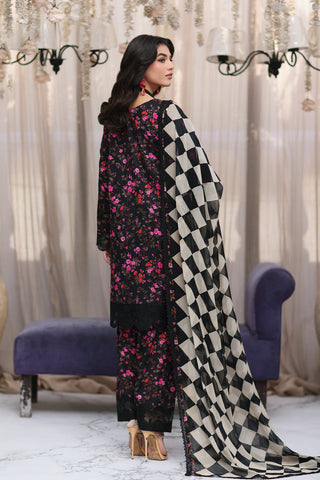 CRB4-03 | 3-PC Unstitched Printed Lawn with Rang-E-Bahar By Charizma