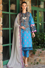 PM4-34 | 3PC Unstitched Printed Lawn Print Melody By Charizma