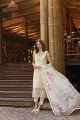 Unstitched 3-PC Eid Luxe PrintedKari By Saadia Asad | D1-A