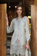 Unstitched 3-PC Eid Luxe PrintedKari By Saadia Asad | D1-A
