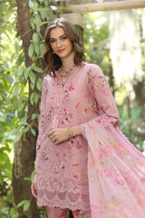 Unstitched 3-PC Eid Luxe PrintedKari By Saadia Asad | D1-A