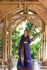 Unstitched 3-PC Eid Luxe PrintedKari By Saadia Asad | D1-A
