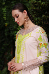 3-PC Unstitched Embroidered Lawn Rang E Bahar By Charizma | CRB5-03 A