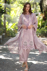 Unstitched 3-PC Eid Luxe PrintedKari By Saadia Asad | D1-A