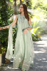 Unstitched 3-PC Eid Luxe PrintedKari By Saadia Asad | D1-A