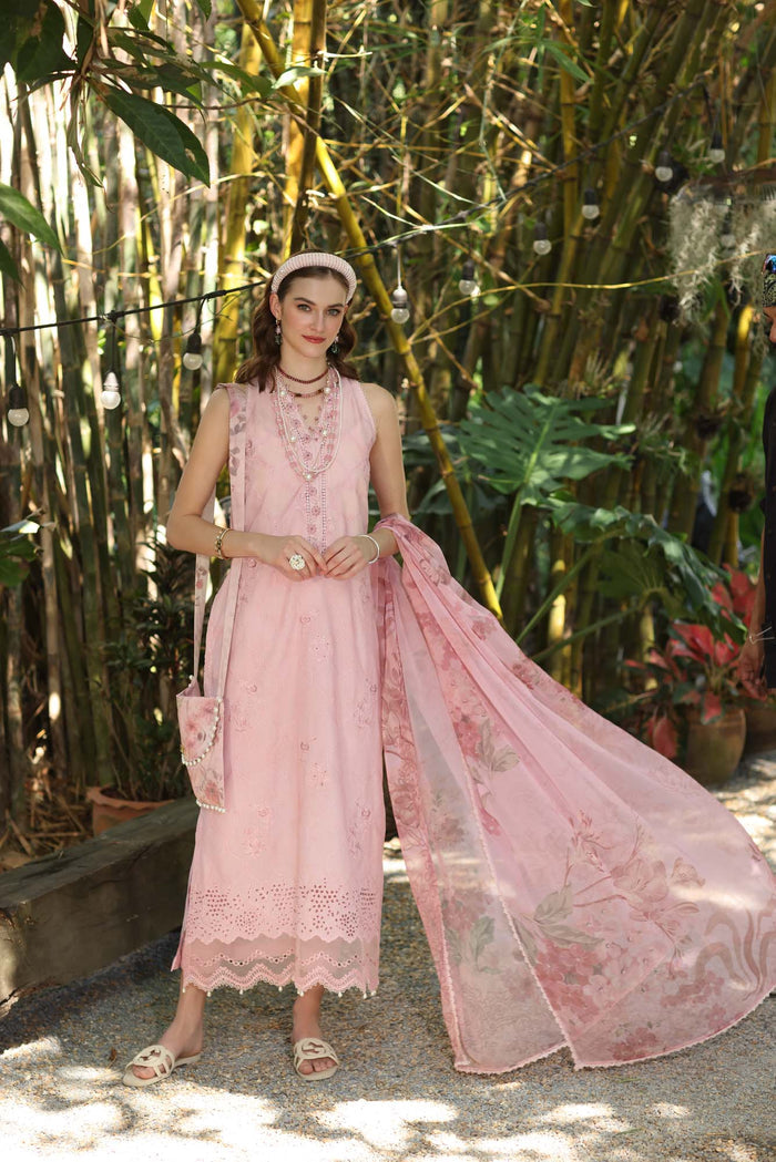 Unstitched 3-PC Eid Luxe PrintedKari By Saadia Asad | D1-A