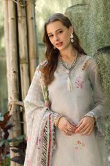 Unstitched 3-PC Eid Luxe PrintedKari By Saadia Asad | D1-A