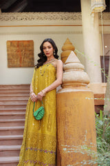 Unstitched 3-PC Lawn Eid Luxury Handwork Laserkari Noor By Saadia Asad D5-A