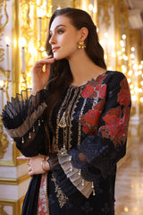 CT5-04 | 3Pc Unstitched Suit Premium Chiffli Collection Eid Edition Tabeer By Charizma