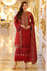 CT5-02 | 3Pc Unstitched Suit Premium Chiffli Collection Eid Edition Tabeer By Charizma