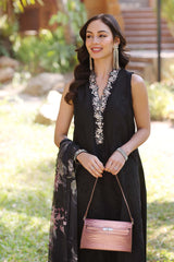 Unstitched 3-PC Lawn Eid Luxury Handwork Laserkari Noor By Saadia Asad D6-A