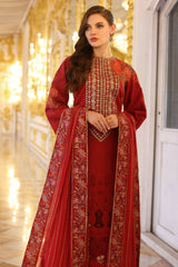 CT5-02 | 3Pc Unstitched Suit Premium Chiffli Collection Eid Edition Tabeer By Charizma