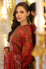 CT5-02 | 3Pc Unstitched Suit Premium Chiffli Collection Eid Edition Tabeer By Charizma
