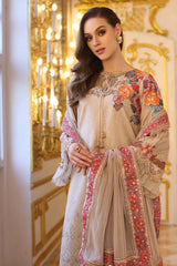 CT5-01 | 3Pc Unstitched Suit Premium Chiffli Collection Eid Edition Tabeer By Charizma