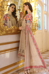 CT5-01 | 3Pc Unstitched Suit Premium Chiffli Collection Eid Edition Tabeer By Charizma