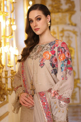 CT5-01 | 3Pc Unstitched Suit Premium Chiffli Collection Eid Edition Tabeer By Charizma