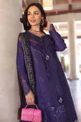 Unstitched 3-PC Lawn Eid Luxury Handwork Laserkari Noor By Saadia Asad D4-B