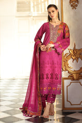 CT5-07 | 3Pc Unstitched Suit Premium Chiffli Collection Eid Edition Tabeer By Charizma