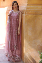 Unstitched 3-PC Lawn Eid Luxury Handwork Laserkari Noor By Saadia Asad D10-B