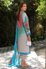 CP5-02 | 3Pc Unstitched Suit Printed Lawn Collection Vol-01 C-Print By Charizma