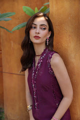 Unstitched 3-PC Lawn Eid Luxury Handwork Laserkari Noor By Saadia Asad D2-A