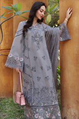 Unstitched 3-PC Lawn Eid Luxury Handwork Laserkari Noor By Saadia Asad D2-B
