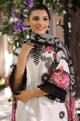 CP5-05 | 3Pc Unstitched Suit Printed Lawn Collection Vol-01 C-Print By Charizma