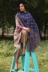 SPW4-06 | 3Pc Unstitched Suit Winter Printed Linen Signature Print By Charizma