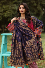 SPW4-02 | 3Pc Unstitched Suit Winter Printed Linen Signature Print By Charizma