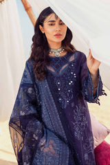 NE-77 NILE - 3PC - Unstitched Sehra Swiss Lawn By Nureh