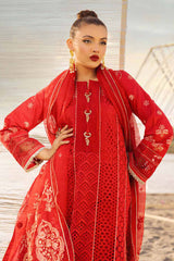 MPEC 2022 | 3PC Unstitched Lawn Suit Embroidered Premium Luxury By Muscari