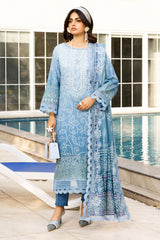 Unstitched 3-PC Emb Lawn Aafreen Chunri By Riaz Arts | AF-197