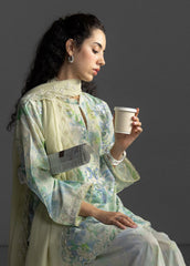3-PC Unstitched Emroidered Lawn Coco By Zara Shahjahan | AIRA-6A