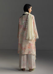 3-PC Unstitched Emroidered Lawn Coco By Zara Shahjahan | AIRA-6B