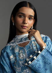 3-PC Unstitched Emroidered Lawn Coco By Zara Shahjahan | AVIONA-3A