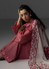 3-PC Unstitched Emroidered Lawn Coco By Zara Shahjahan | AVIONA-3B