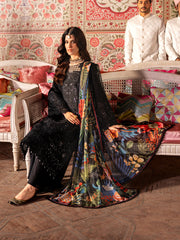 Aaina | 3Pc Unstitched Suit Luxury Lawn 25 Husn e Jahan By Mahnur