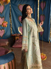 Amalia | 3Pc Unstitched Suit Luxury Lawn 25 Husn e Jahan By Mahnur