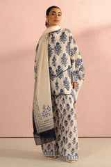 Amari-1A | 3Pc Unstitched Suit Prints Lawn Coco By Zara Shahjahan