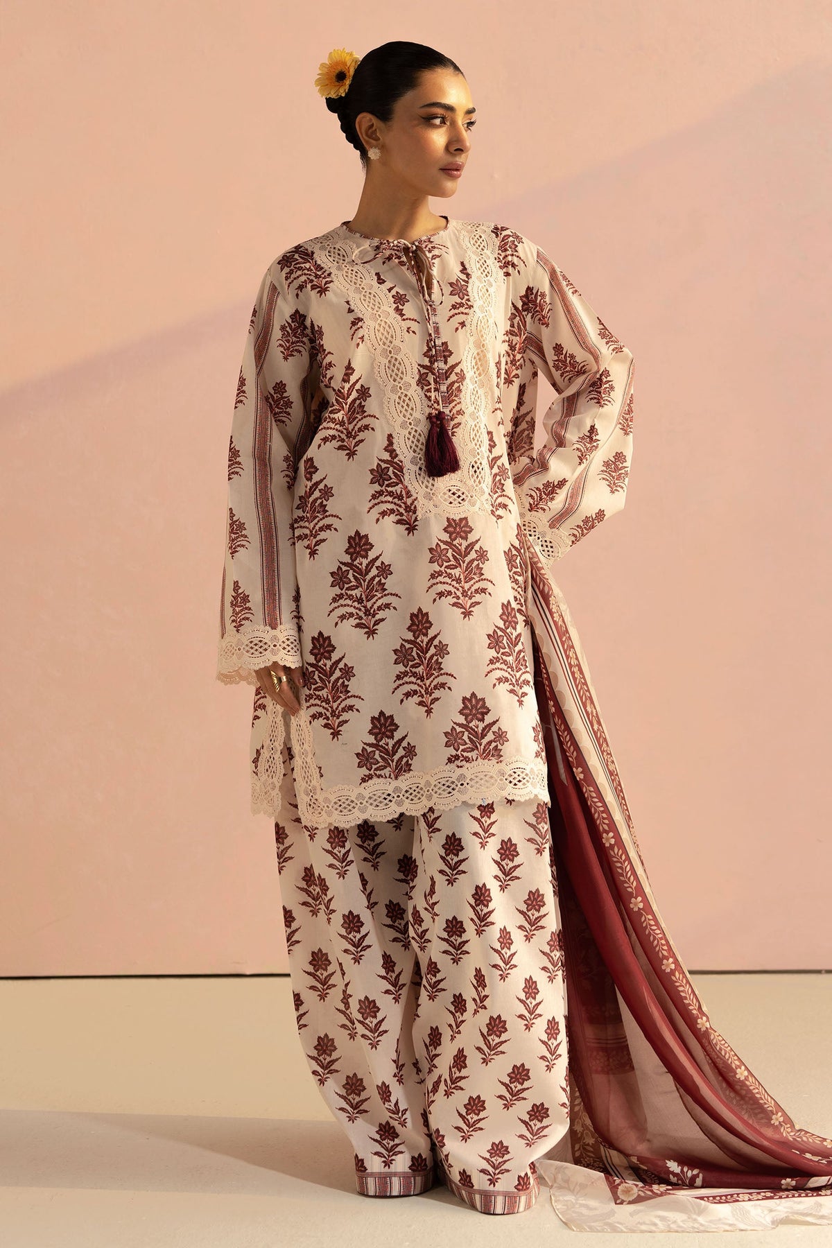 Amari-1B | 3Pc Unstitched Suit Prints Lawn Coco By Zara Shahjahan