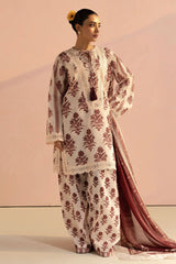 Amari-1B | 3Pc Unstitched Suit Prints Lawn Coco By Zara Shahjahan