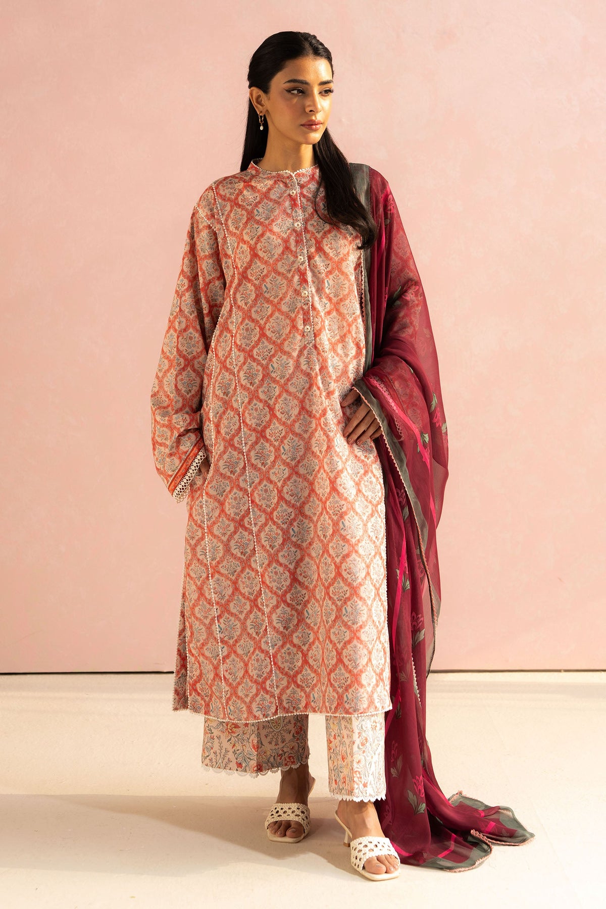 Amaya-10A | 3Pc Unstitched Suit Prints Lawn Coco By Zara Shahjahan