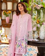 3-PC Unstitched Embroidered Lawn Astoria By Mushq | Arabil