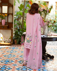 3-PC Unstitched Embroidered Lawn Astoria By Mushq | Arabil