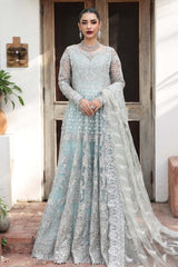 3-PC Unstitched Embroidered Organza Luxury Formals By Imrozia | I-238 ZYLAH