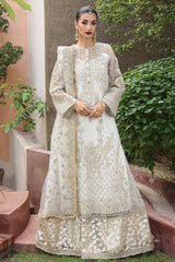 3-PC Unstitched Embroidered Organza Luxury Formals By Imrozia | I-236 LIYANA