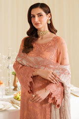 3-PC Usntitched Embroidered Chiffon Noore By Imrozia Serene | EIRS