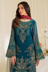 3-PC Usntitched Embroidered Chiffon Noore By Imrozia Serene | LYRA