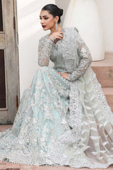 3-PC Unstitched Embroidered Organza Luxury Formals By Imrozia | I-238 ZYLAH